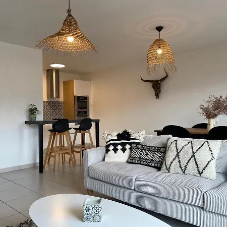 Appartement T3 Climatise,Balcon, Classe 3 Etoiles Le Boulou Exterior photo